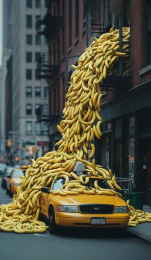 Nano Banana announcement in Artlist