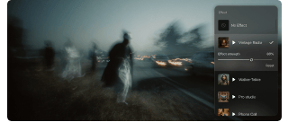 How to use voice effects in Artlist - step 2